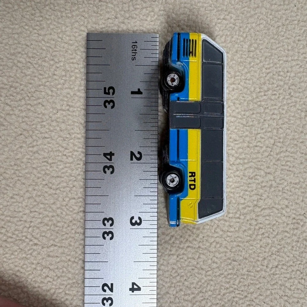 Vintage Galoob Micro Machines Public Transportation Bus RTD Collectible‎